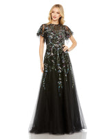 1 of 6 Mac Duggal 20436 Black Multi