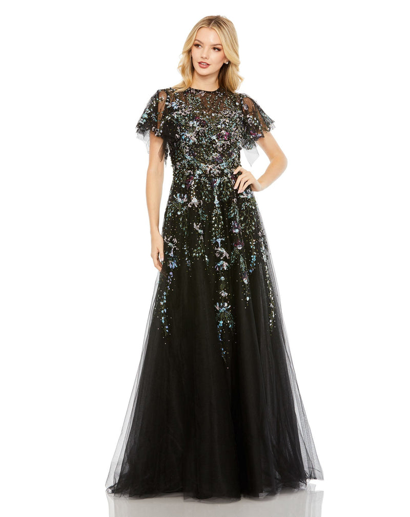 Mac Duggal 20436 Black Multi