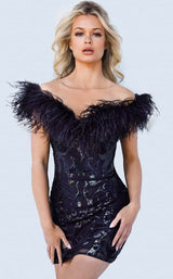 2 of 4 Jovani 22347 Black