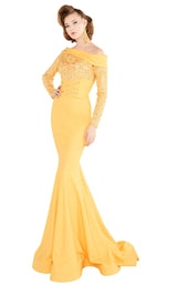 2 of 9 MNM Couture 2578 Yellow