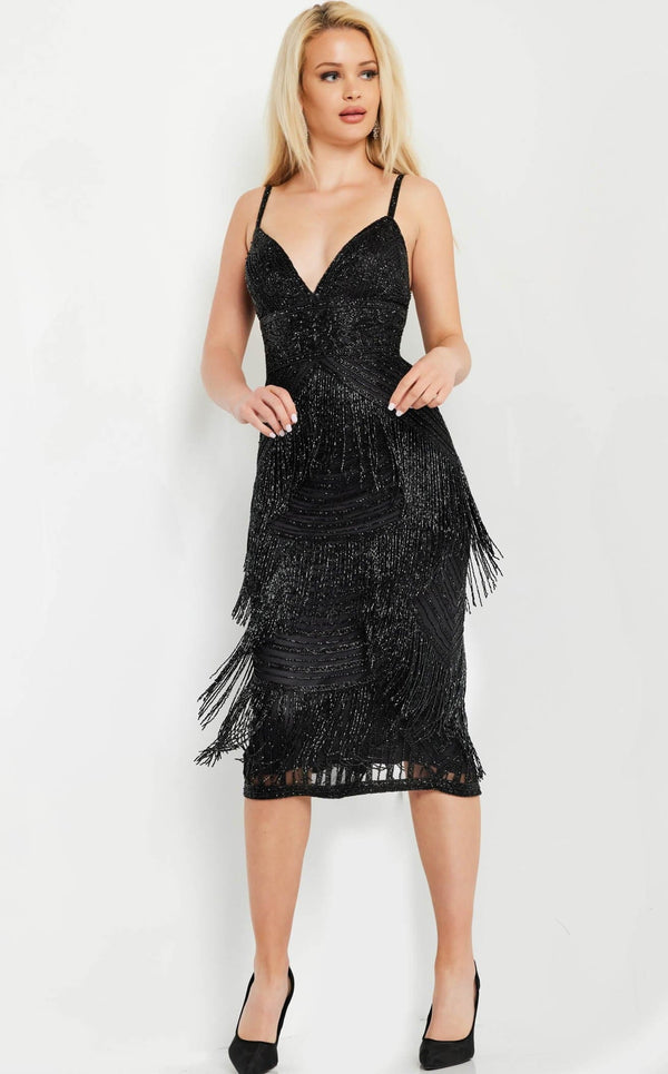 Jovani 26192 Dress Black-Black