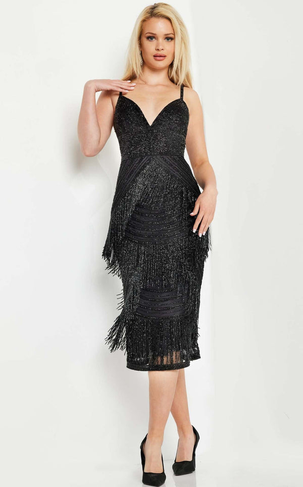 Jovani 26192 Dress Black-Black