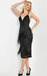 3 of 5 Jovani 26192 Dress Black-Black