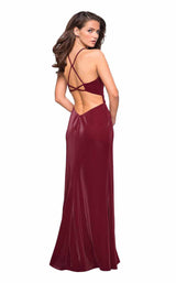 4 of 8 La Femme 26962 Burgundy