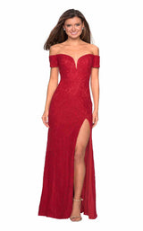 3 of 10 La Femme 26998 Deep Red