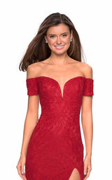 8 of 10 La Femme 26998 Deep Red