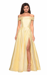 5 of 18 La Femme 27005 Light Yellow