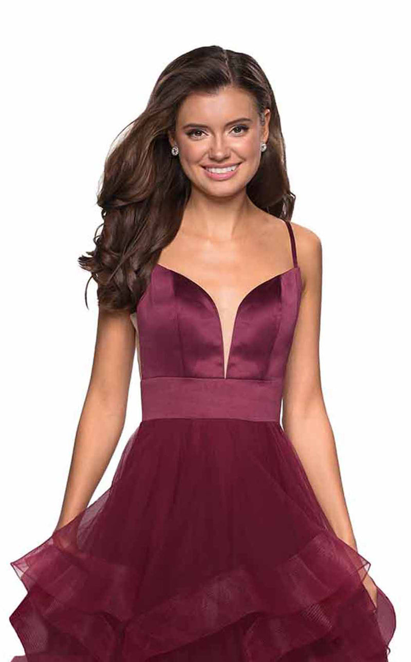 La Femme 27024 Burgundy