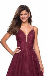 6 of 10 La Femme 27030 Burgundy