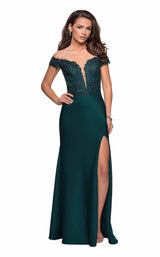 1 of 6 La Femme 27097 Hunter Green