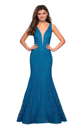 2 of 18 La Femme 27464 Dark Turquoise