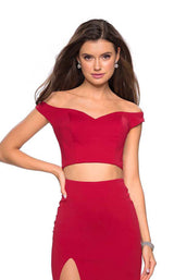 5 of 8 La Femme 27496 Deep Red