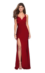 1 of 10 La Femme 27581 Deep Red