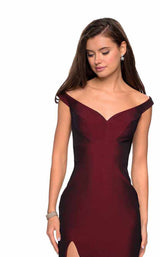 6 of 10 La Femme 27587 Burgundy