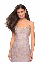 3 of 4 La Femme 27710 Mauve/Gold