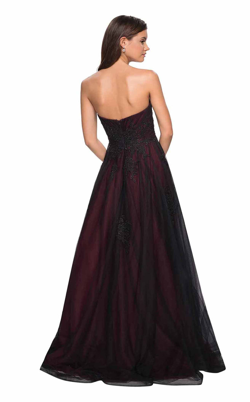 La Femme 27774 Black/Burgundy