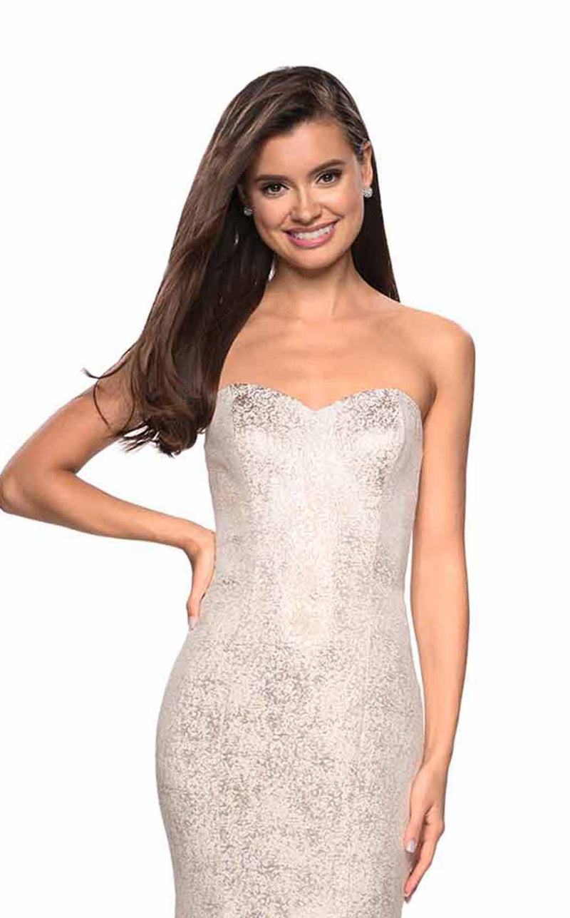 La Femme 27789 Ivory/Gold