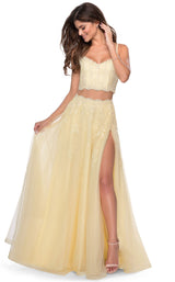 5 of 14 La Femme 28271 Pale Yellow