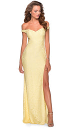 5 of 20 La Femme 28301 Pale Yellow