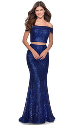 3 of 12 La Femme 28425 Royal Blue