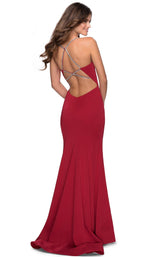 7 of 14 La Femme 28526 Deep Red