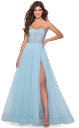 1 of 14 La Femme 28559 Light Blue