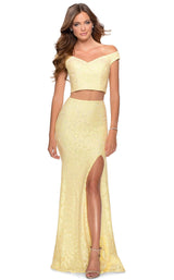 2 of 14 La Femme 28565 Pale Yellow