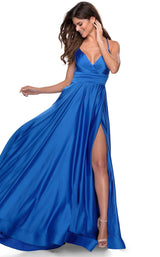 7 of 22 La Femme 28571 Royal Blue