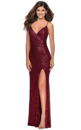 1 of 12 La Femme 28616 Burgundy