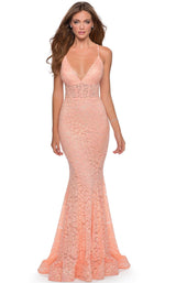 1 of 10 La Femme 28647 Peach