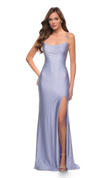 1 of 5 La Femme 29899 Light Periwinkle