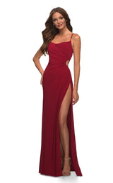 2 of 10 La Femme 30439 Deep Red