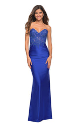 2 of 8 La Femme 30720 Royal Blue