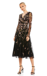 1 of 3 Mac Duggal 35103 Black Multi