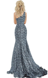 2 of 4 Jovani 3927 Black/Blue