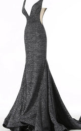 6 of 13 Jovani 47075 Gunmetal