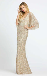 2 of 6 Mac Duggal 4808 Nude/Gold