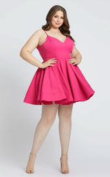 1 of 4 Mac Duggal Fabulouss 49225 Hot Pink