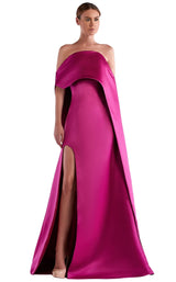 1 of 2 Edward Arsouni Couture SS0512 Fuchsia