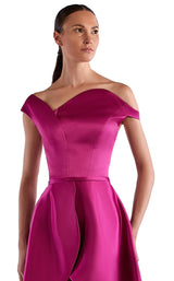 2 of 2 Edward Arsouni Couture SS0517 Fuchsia