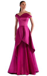 1 of 2 Edward Arsouni Couture SS0517 Fuchsia