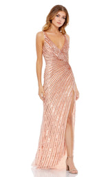 1 of 4 Mac Duggal 5372 Rose-Gold