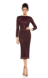 2 of 6 Mac Duggal 5530 Aubergine