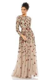 1 of 6 Mac Duggal 5533 Antique-Rose