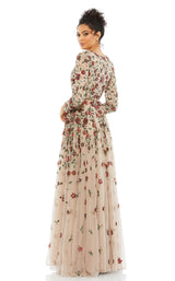 3 of 6 Mac Duggal 5533 Antique-Rose