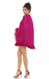 2 of 3 Mac Duggal 55407 Fuchsia