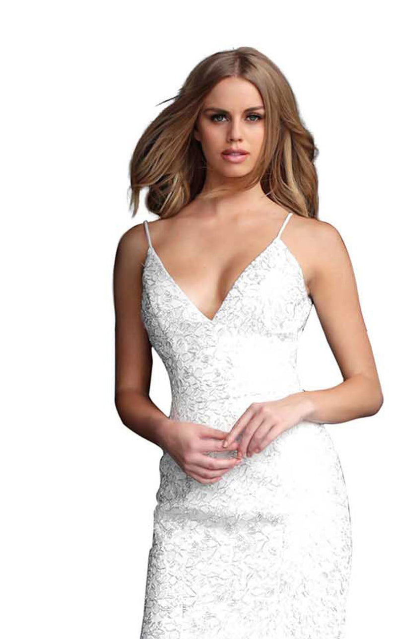 Jovani 60189 White/Silver