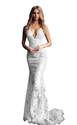 4 of 20 Jovani 60283 White