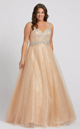 1 of 3 Mac Duggal Fabulouss 65037 Nude/Silver