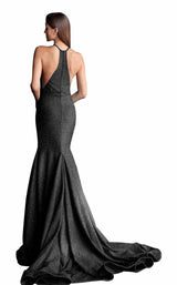 8 of 28 Jovani 67563 Black Multi